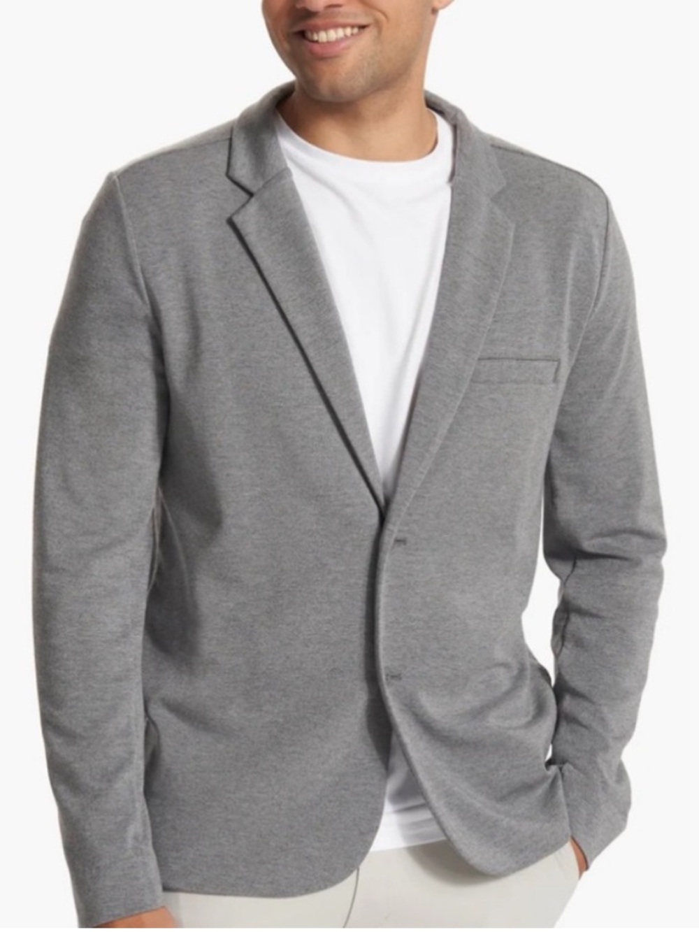 NWOT Men’s Vuori Vail Blazer - Heather Gray - Size Large